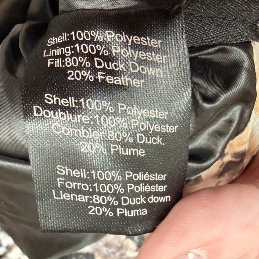 Think Royln Snakeskin Print Quilted Wingman Poncho size XS/S - Picture 11 of 14